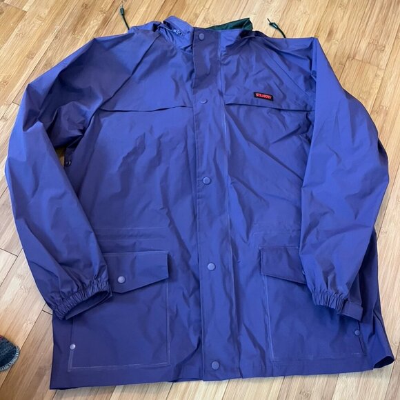 Sterns Dry Wear Rain Suit Purple Size Large Pants And Jacket - Picture 2 of 14